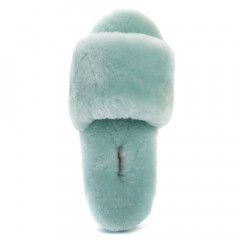 UGG FLUFF SLIDE SLIPPERS LAKE BLUE
