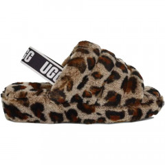 UGG FLUFF YEAH SLIDE LEOPARD