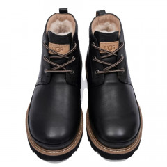 UGG MENS NEUMEL GENTLEMAN LEATHER BLACK