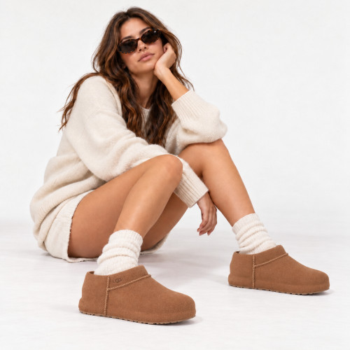 Женские сабо UGG Enwrap Clog Chestnut