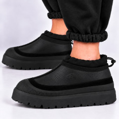 UGG MAN TASMAN WEATHER HYBRID LEATHER BLACK/BLACK
