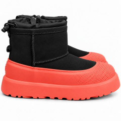 UGG KIDS  HYBRID MINI WEATHER BLACK ORANGE