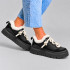 UGG HERITAGE UTILITY SNEAKER BLACK LEATHER