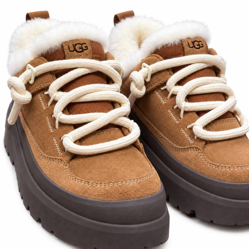 UGG MENS  HERITAGE UTILITY SNEAKER CHESTNUT