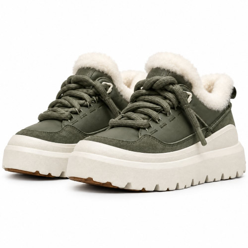 UGG HERITAGE UTILITY SNEAKER MOSS GREEN