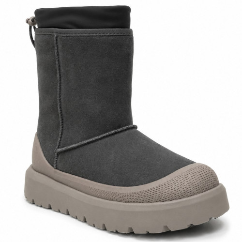 UGG CLASSIC SHORT MENS WEATHER HYBRID COBBLE GREY