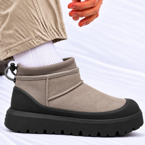 Мужские угги UGG Ultra Mini Hybrid Black/Smoke