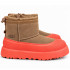 Детские зимние угги UGG Kids Hybrid Mini Weather Chestnut Orange на молнии