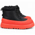 Детские кожаные ботинки UGG Kids Neumel Hybrid Black Leather Orange