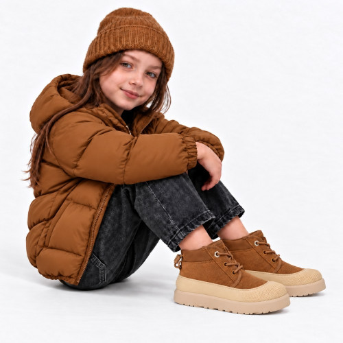 UGG KIDS  NEUMEL WEATHER HYBRID CHESTNUT WHITECAP