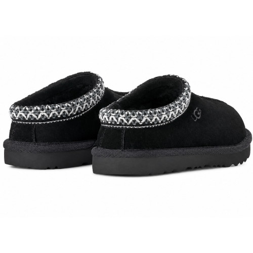 UGG KIDS TASMAN SLIPPERS BLACK