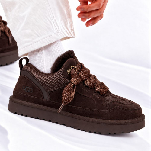 UGG MENS LOWMEL SNEAKERS CHOCOLATE