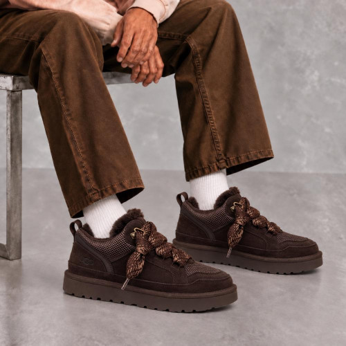 UGG MENS LOWMEL SNEAKERS CHOCOLATE