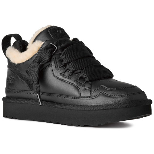 UGG MENS LOWMEL SNEAKERS LEATHER BLACK