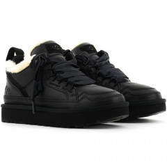 UGG WOMEN'S LOW LOWMEL LEATHER BLACK