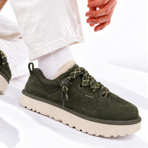 UGG MEN'S LO LOWMEL SNEAKER DARK GREEN