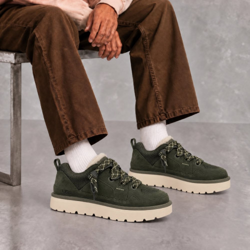 UGG MEN'S LO LOWMEL SNEAKER DARK GREEN
