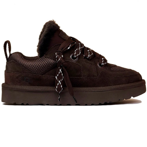 UGG WOMEN'S LO LOWMEL SNEAKER  CHOCOLATE