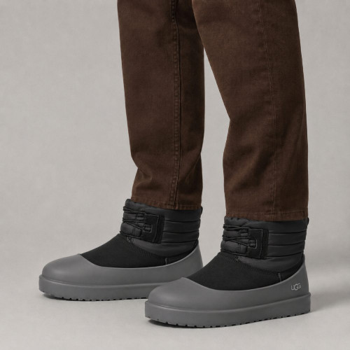 CLASSIC MINI MEN LACE-UP WEATHER BLACK
