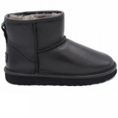 UGG MAN'S  CLASSIC MINI METALLIC  BLACK