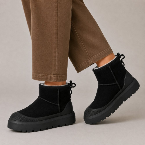 UGG CLASSIC MINI WEATHER HYBRID BLACK