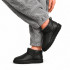 UGG CLASSIC ULTRA MINI LEATHER BLACK