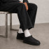 UGG MENS CLASSIC ULTRA MINI LEATHER BLACK