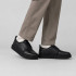 UGG MENS SLIPPERS FLEX  LEATHER BLACK