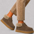UGG FUNKETTE PLATFORM BOOTS CAPPUCCINO