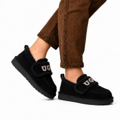 UGG WOMEN'S  CLASSIC DING SLIP ON BLACK