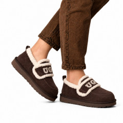 UGG WOMEN'S  CLASSIC DING SLIP ON CHOCOLATE