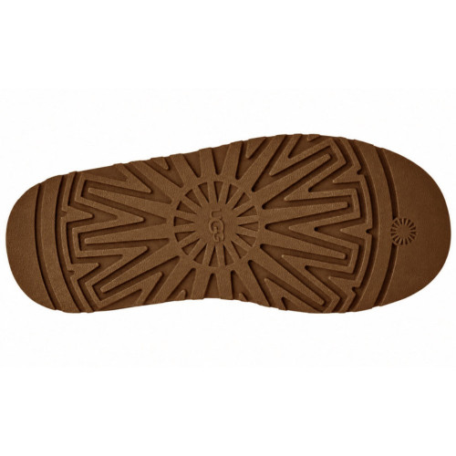 UGG WOMEN'S HERITAGE LACE-UP SLIPPER  BURNT CEDAR