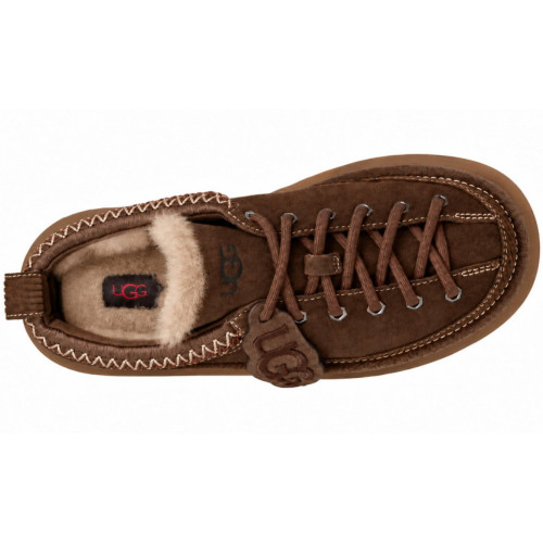 UGG WOMEN'S HERITAGE LACE-UP SLIPPER  BURNT CEDAR