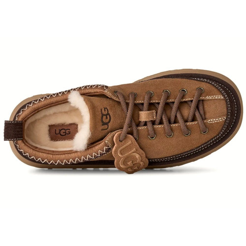 UGG WOMEN'S HERITAGE LACE-UP SLIPPER CHESTNUT