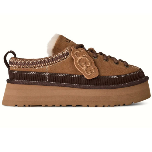 UGG WOMEN'S HERITAGE LACE-UP SLIPPER CHESTNUT
