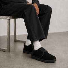 UGG MENS SLIPPERS FLEX BLACK