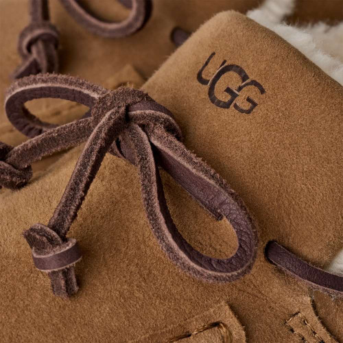 UGG WOMEN'S QUILL SLIP ON CHESTNUT