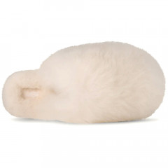 UGG  WOMEN'S SCUFFETTE CHALET SLIPPER  WHITE
