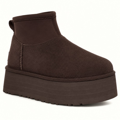 UGG CLASSIC MINI DIPPER CHOCOLATE