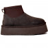 UGG CLASSIC MINI DIPPER CHOCOLATE