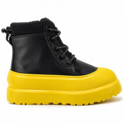 UGG KIDS HYBRID NEUMEL HYBRID LEATHER BLACK SUMMER