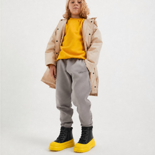 UGG KIDS HYBRID NEUMEL HYBRID LEATHER BLACK SUMMER