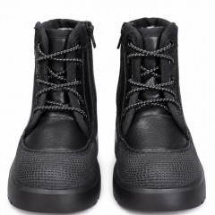 UGG KIDS HYBRID NEUMEL HYBRID LEATHER BLACK