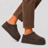 UGG WOMEN'S TASMAN TAZZ  PLATFORM CHOCOLATE