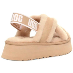 UGG DISCO CROSS SLIDE SAND