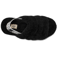 UGG FLUFF YEAH SLIDE BLACK