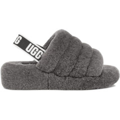 UGG FLUFF YEAH SLIDE GREY