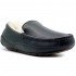 UGG MEN'S MOCCASINS ASCOT STAR METALLIC BLACK
