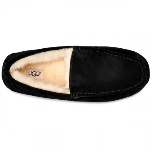 UGG MEN'S MOCCASINS ASCOT BLACK