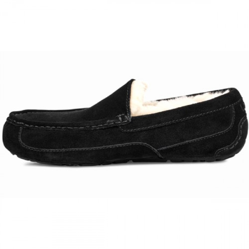 UGG MEN'S MOCCASINS ASCOT BLACK